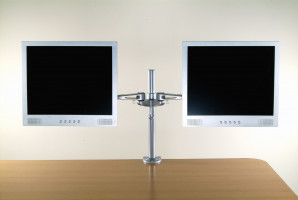 Bras ajustable LCD double écran